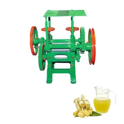 Heavy Duty 2 Gear CI Sugarcane Juice Machine with 3 Roller